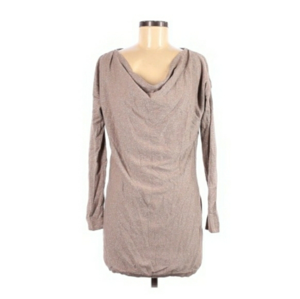 3/$20 WHBM Gold shimmery sweater dress Medium